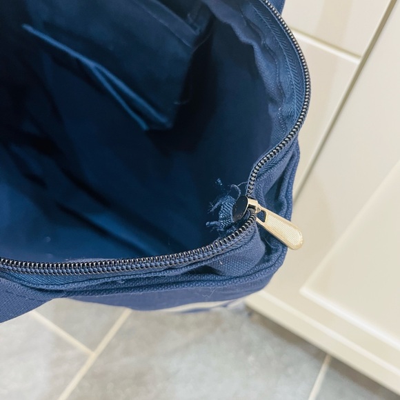Greece Navy Blue Tote with Zipper - Picture 5 of 5
